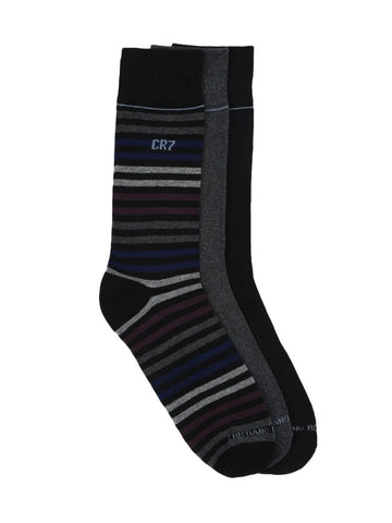 CR7 MENS 3 PACK SOCKS - MIXED